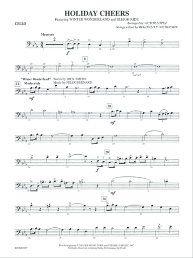 Holiday Cheers: Cello