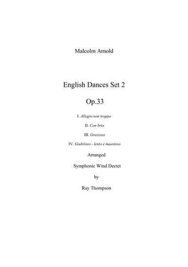 English Dances Set 2