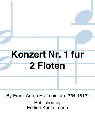 Concerto no. 1 for 2 flutes