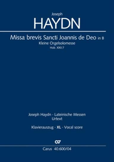 Missa brevis Sti. Joannis de Deo (Kleine Orgelsolomesse)