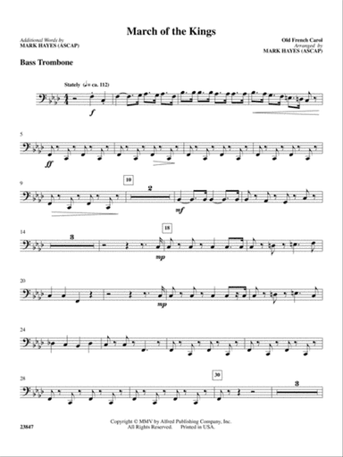 March of the Kings: 4th Trombone