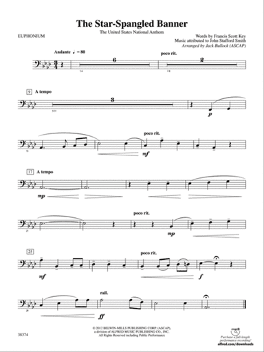 The Star-Spangled Banner: Baritone B.C.