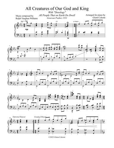 All Creatures of Our God and King with Doxology