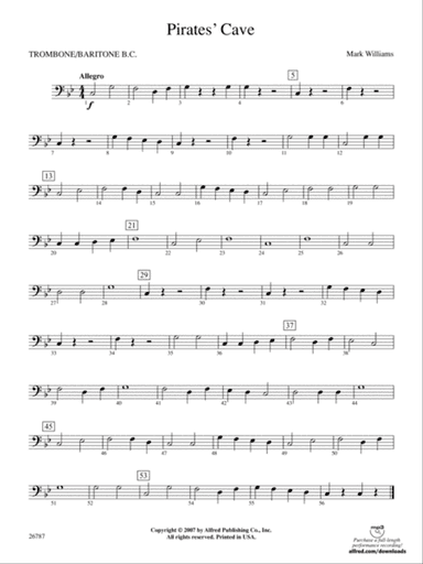 Pirates' Cave: 1st Trombone