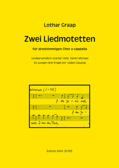 Zwei Liedmotetten für dreistimmigen gemischten Chor a cappella