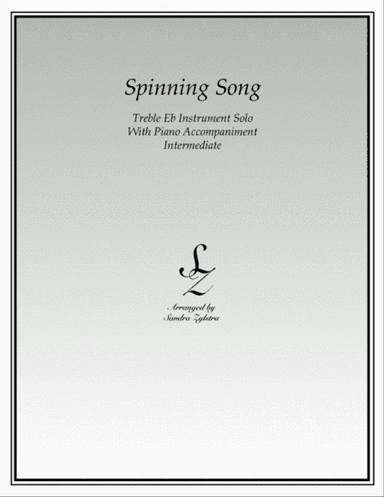 Spinning Song (treble Eb instrument solo)