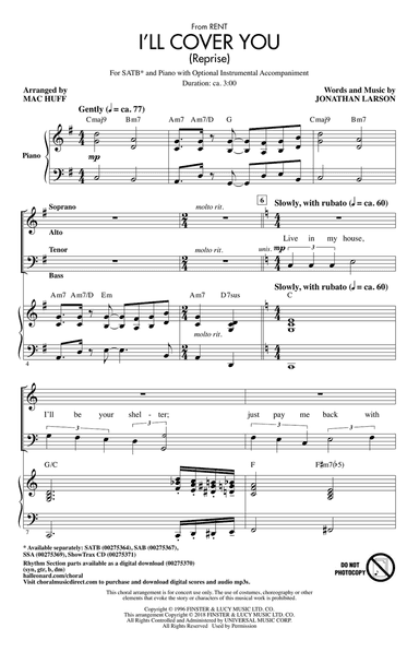 I'll Cover You (Reprise)