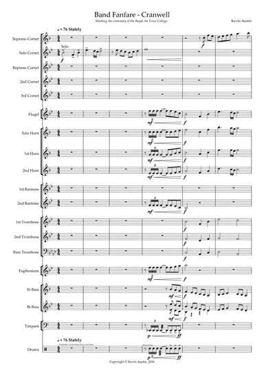 Band Fanfare - Cranwell