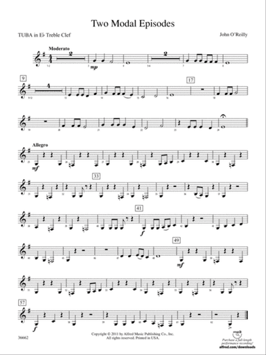 Two Modal Episodes: (wp) E-flat Tuba T.C.