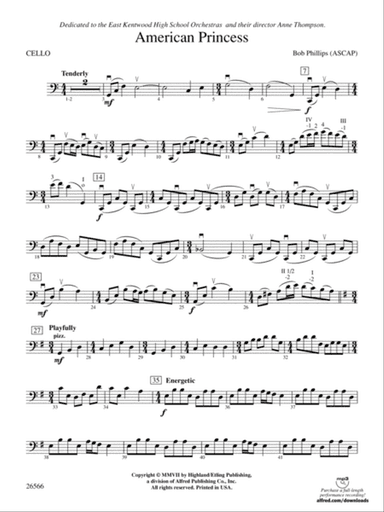American Princess: Cello