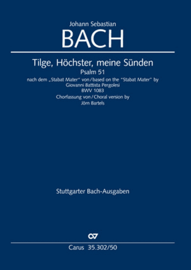 Tilge, Hochster, meine Sunden