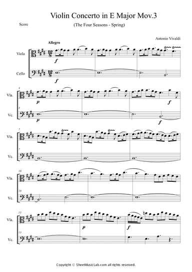 The Four Seasons Spring 3rd Movement