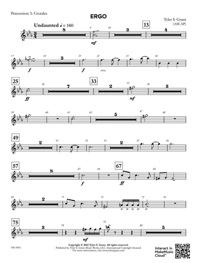 Ergo: 3rd Percussion