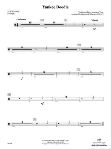 Yankee Doodle: 2nd Percussion