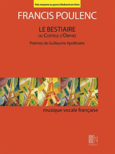 Le Bestiaire ou Cortége d'Orphée