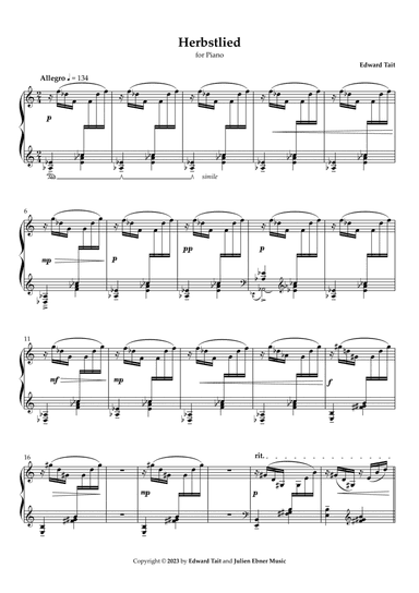 Herbstlied (Op. 20)