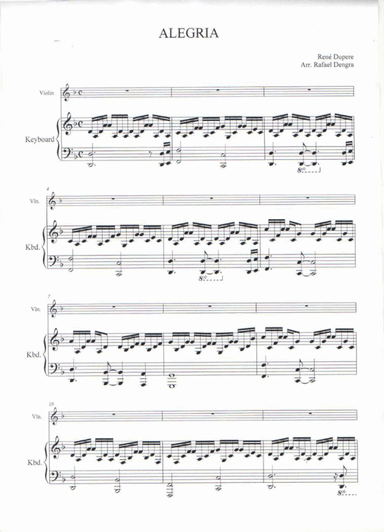 Alegria - Violin & Piano