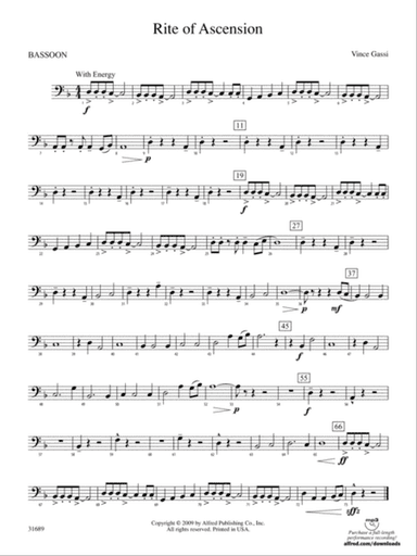 Rite of Ascension: Bassoon