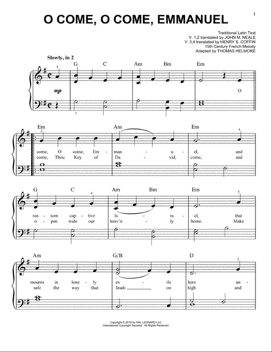 O Come, O Come, Emmanuel