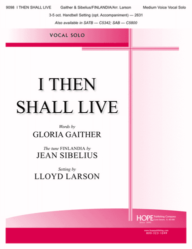 I Then Shall Live