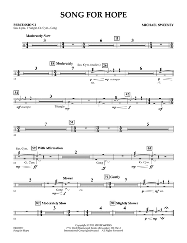Song For Hope - Percussion 2