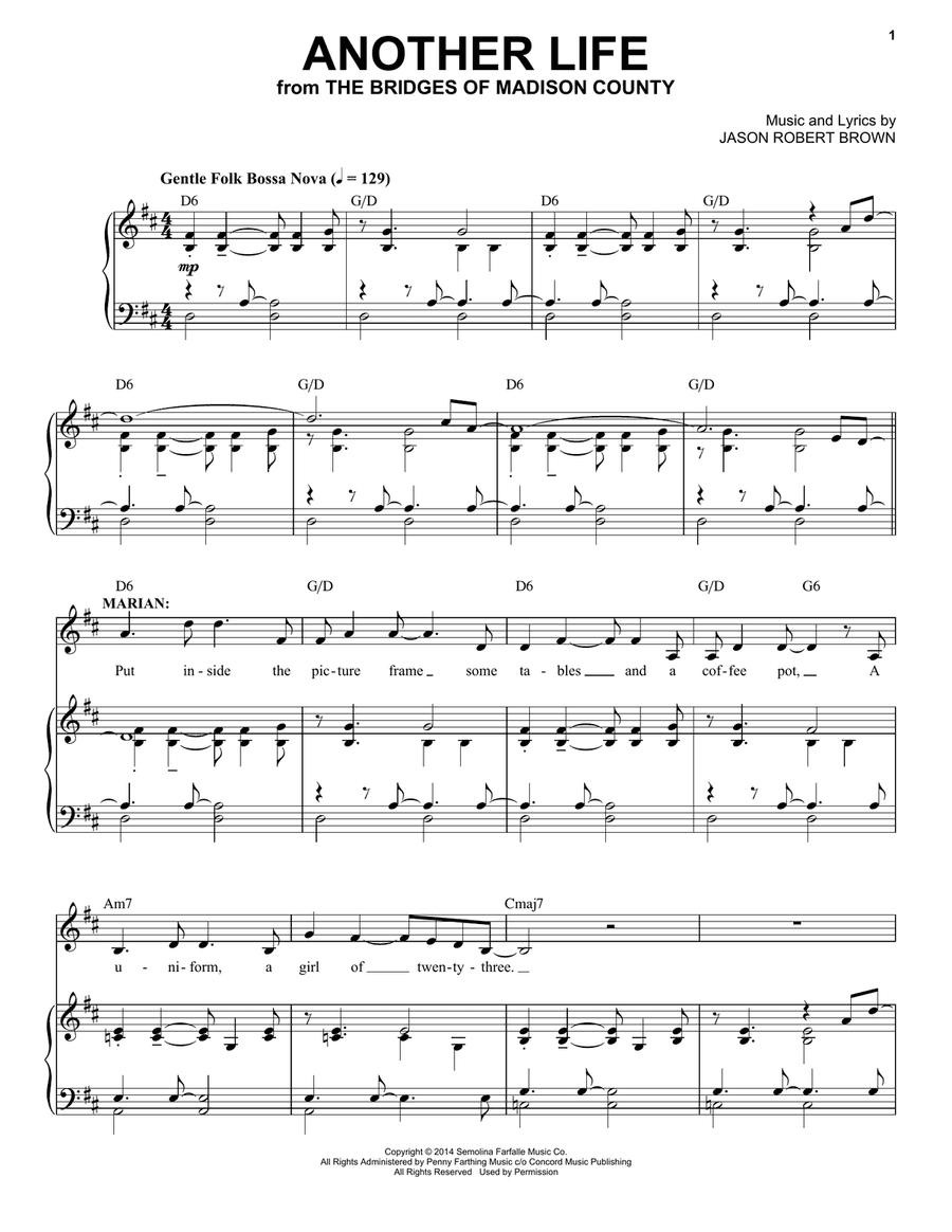 Another Life (from The Bridges of Madison County)