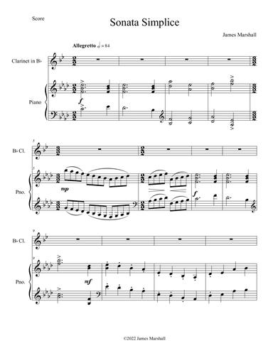 Sonata Simplice