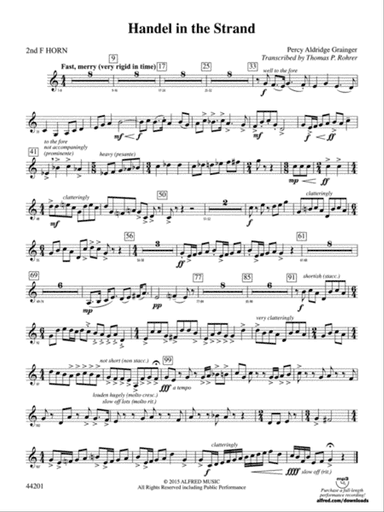 Handel in the Strand: 2nd F Horn