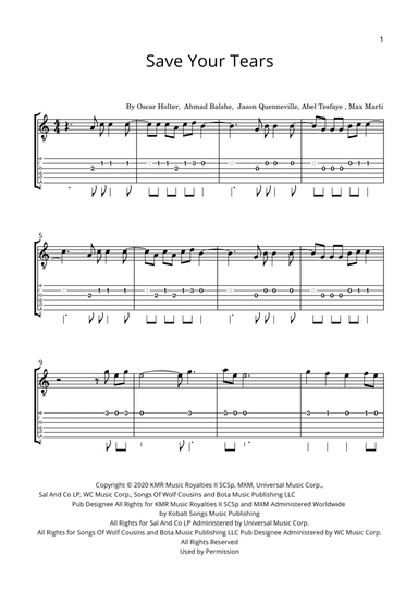 Save Your Tears