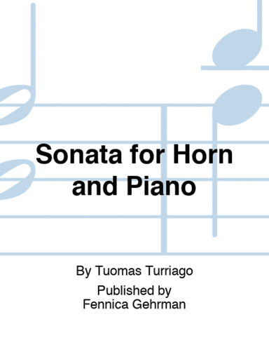 Sonata for Horn and Piano