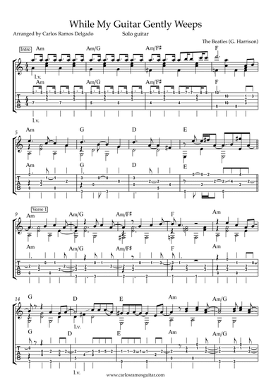 While My Guitar Gently Weeps