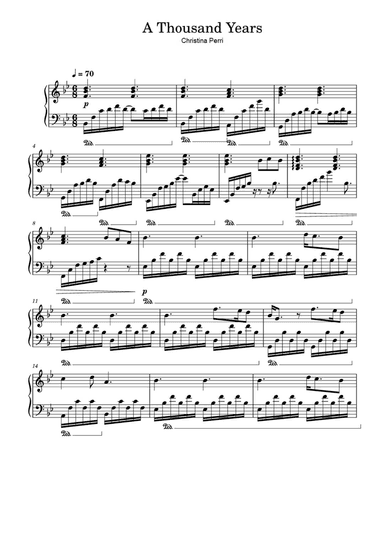 A Thousand Years (part 2)