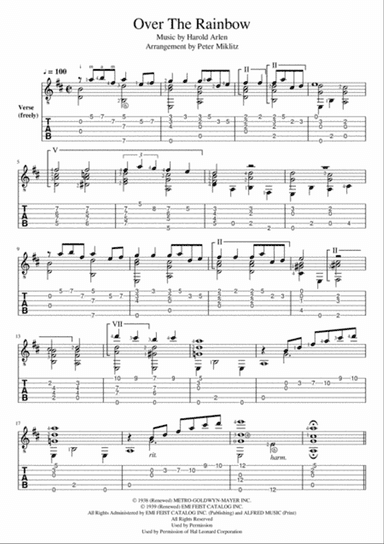 Over The Rainbow (from The Wizard Of Oz)