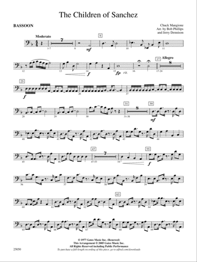 The Children of Sanchez: Bassoon
