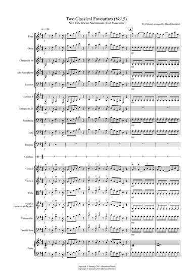 2 Classical Favourites for School Orchestra (volume five)