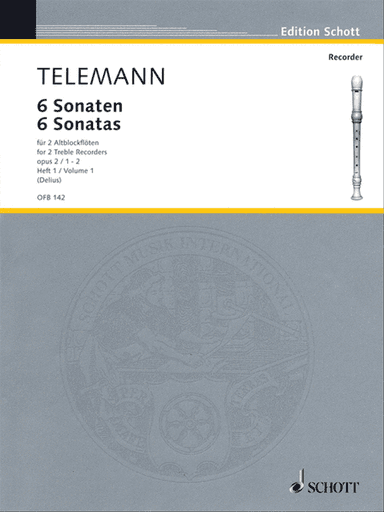 6 Sonatas Op. 2, Volume 1 (1-2)