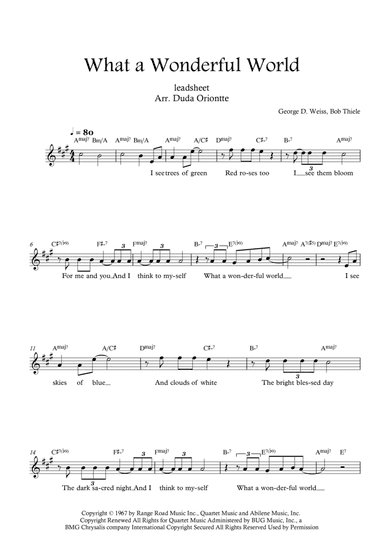 What A Wonderful World