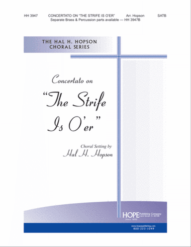 Concertato on "The Strife Is O'er"