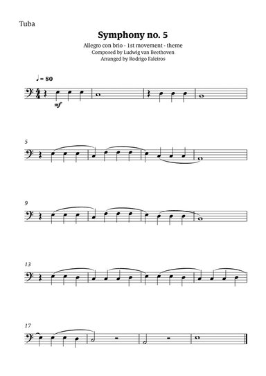 Symphony no. 5 - 1st movement (theme)