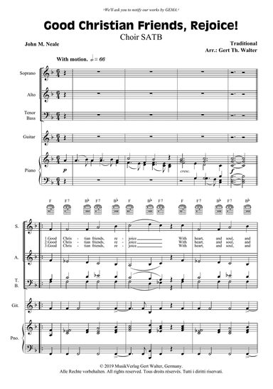 Good Christian Friends, Rejoice!