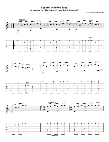 Squirrel with Red Eyes