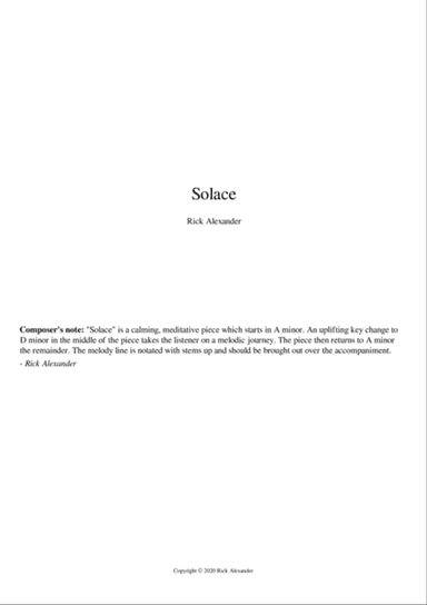 Solace (for solo guitar)