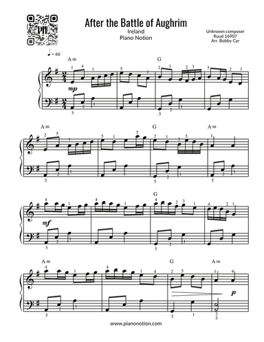 After the Battle of Aughrim (Piano Solo)