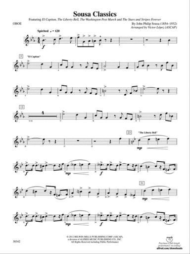 Sousa Classics: Oboe
