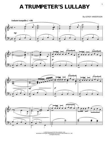 A Trumpeter's Lullaby