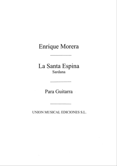 La Santa Espina - Sardana (Guitar)