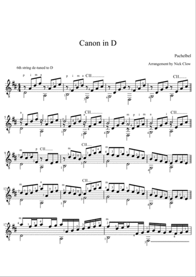 Canon in D