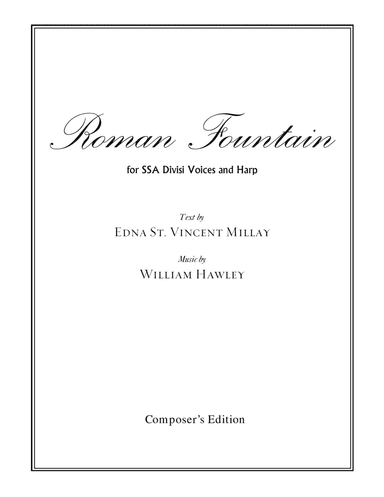 Roman Fountain (SSA,Harp)