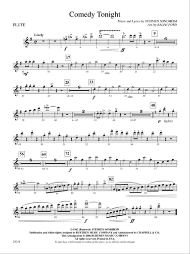 Comedy Tonight: Flute