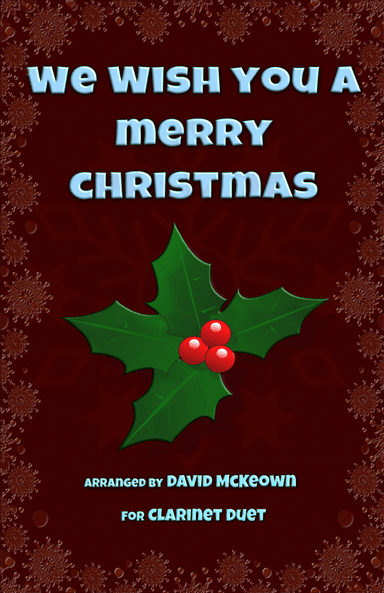 We Wish You a Merry Christmas, Jazz Style, for Clarinet Duet
